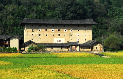 沼澤地上唯一土樓--南靖和貴樓 沼澤地上唯一土樓--南靖和貴樓