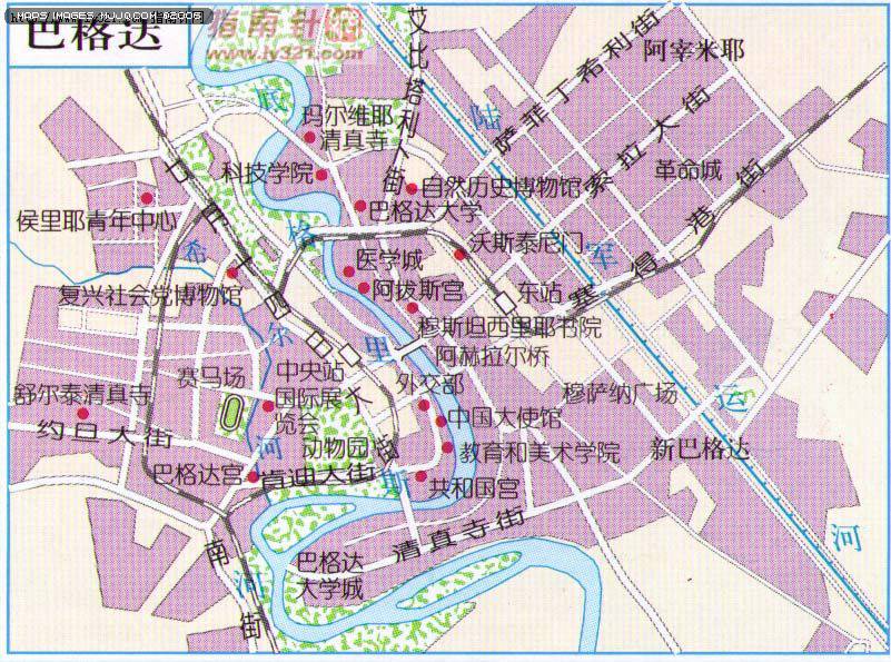 巴格達地圖 巴格達地圖