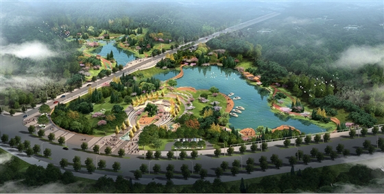 即將動工的汪洋城市中央濕地公園 即將動工的汪洋城市中央濕地公園
