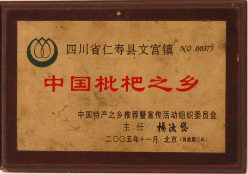 文宮枇杷榮譽