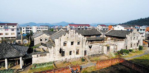 被現代建築包圍的馬氏莊園全景圖 被現代建築包圍的馬氏莊園全景圖