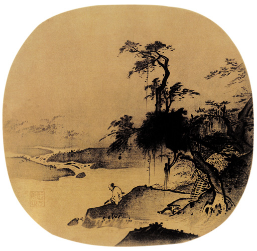 臨流賦琴圖