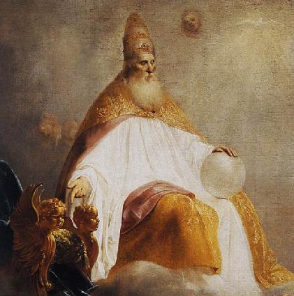 父神描寫（細節）pieter de grebber, 1654