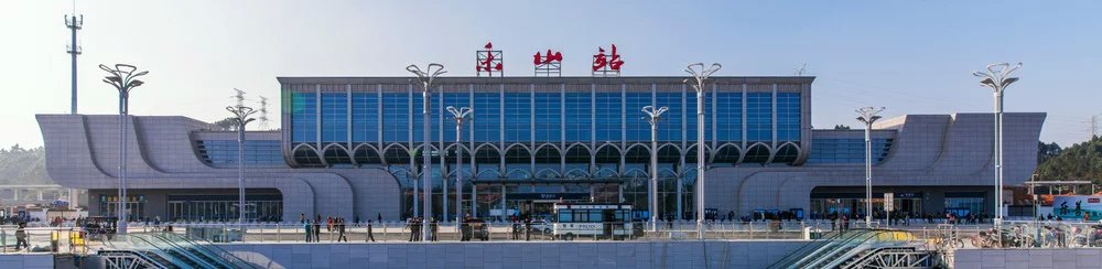 樂山高鐵站全貌 樂山高鐵站全貌