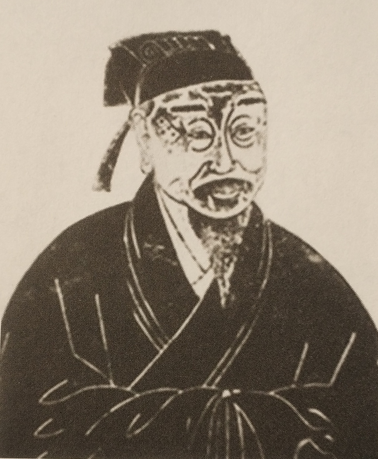 朱熹贈問津書院自畫像 朱熹贈問津書院自畫像