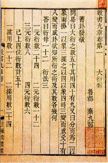 數書九章 數書九章