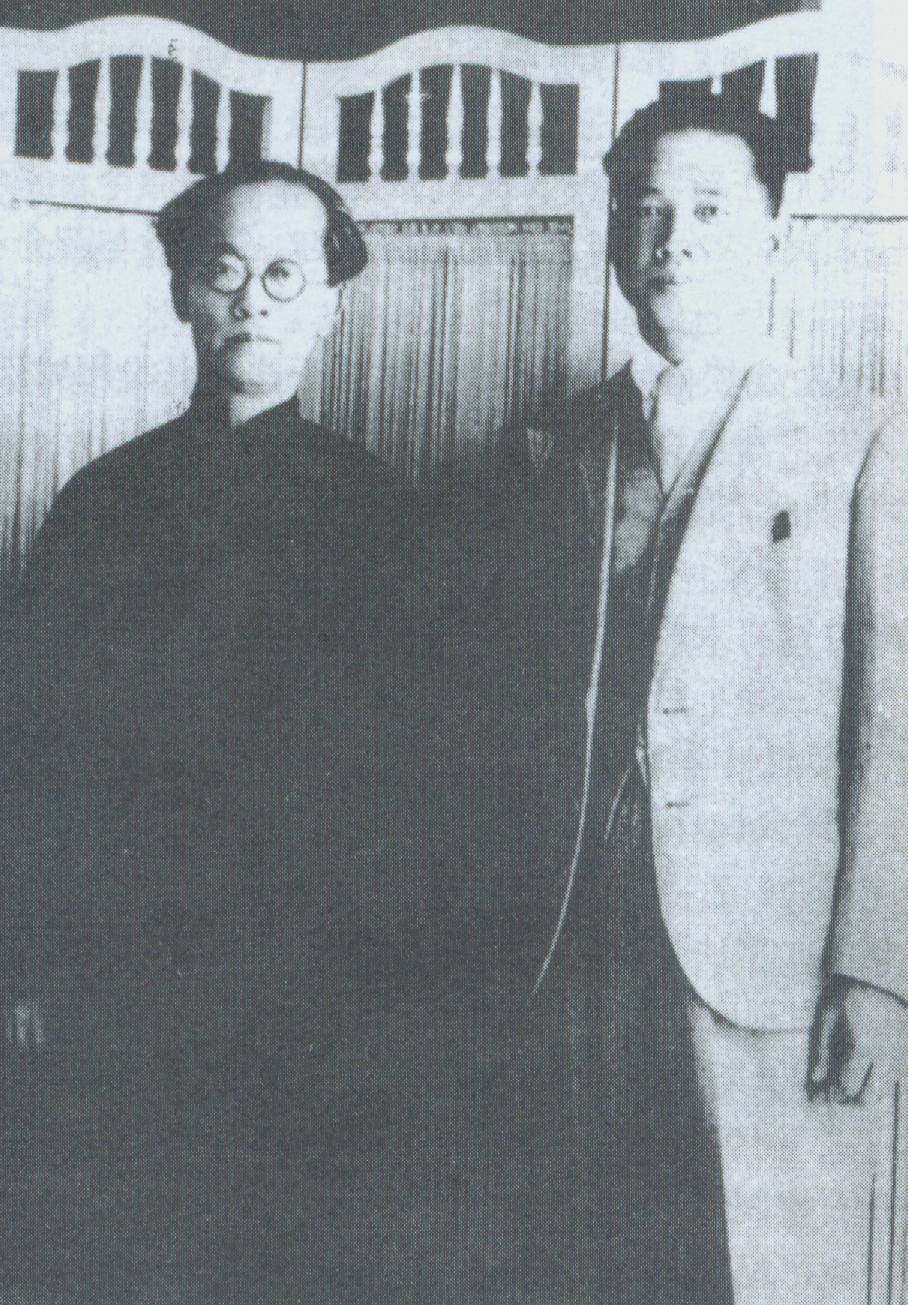 胡漢民與汪精衛合影 胡漢民與汪精衛合影