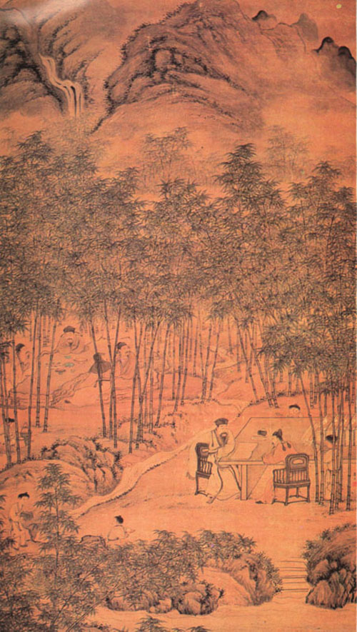 華喦繪《七賢圖》 華喦繪《七賢圖》