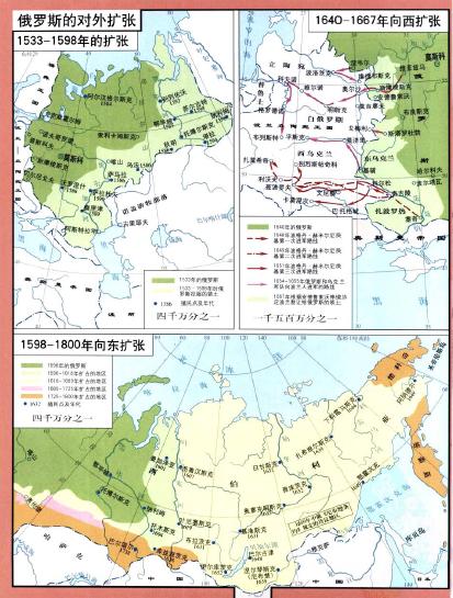 俄羅斯的對外擴張 俄羅斯的對外擴張