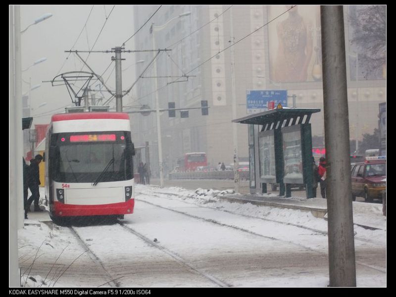 長春54路、55路有軌電車 長春54路、55路有軌電車