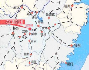 上高縣交通區點陣圖 上高縣交通區點陣圖