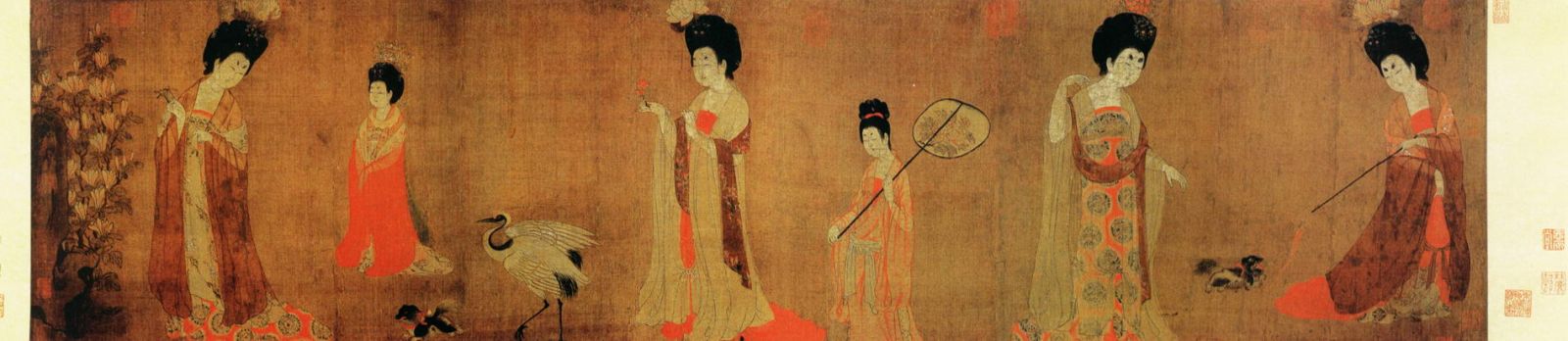 唐周舫《簪花仕女圖》 唐周舫《簪花仕女圖》
