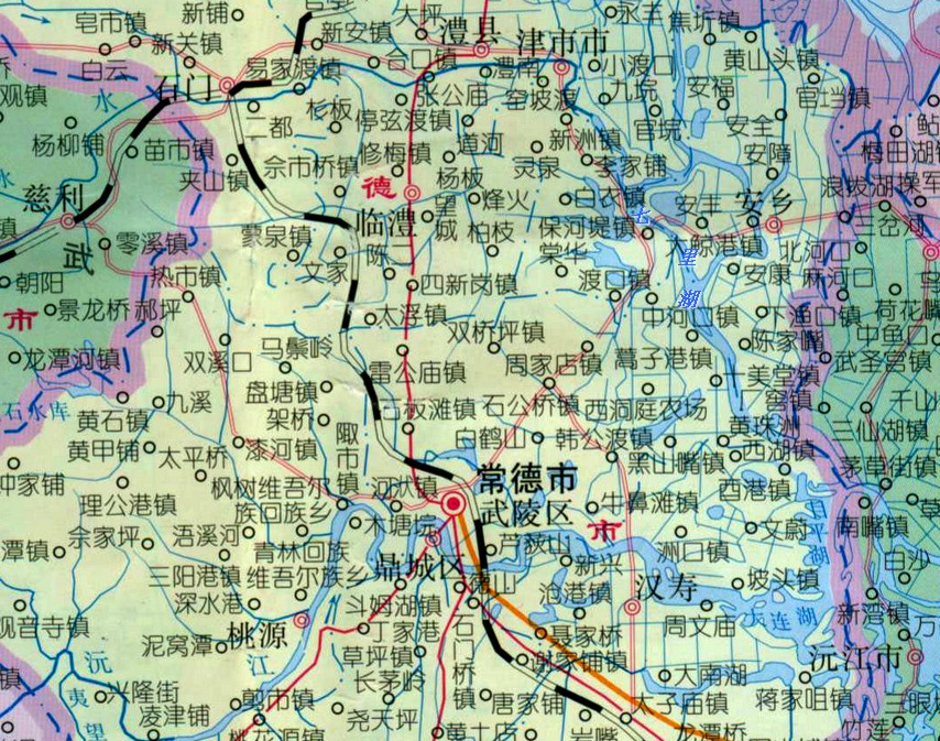 西洞庭湖水面分布及位置 西洞庭湖水面分布及位置