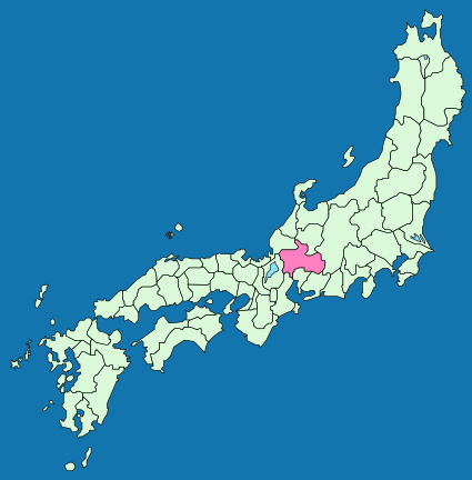 美濃國在日本的位置 美濃國在日本的位置