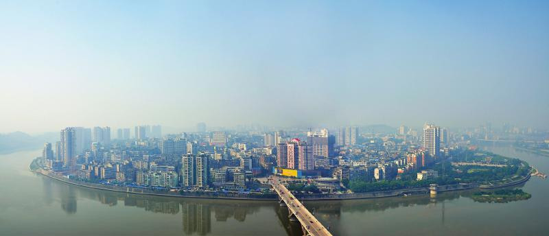 內江市市中區全景圖 內江市市中區全景圖