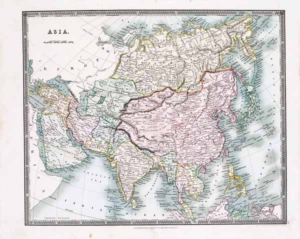 1833年德國gotha出版的地圖承認庫頁島屬於中國 1833年德國gotha出版的地圖承認庫頁島屬於中國