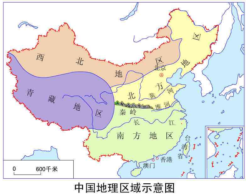 秦嶺---淮河線 秦嶺---淮河線