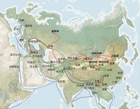甘英所要探索的通道 甘英所要探索的通道
