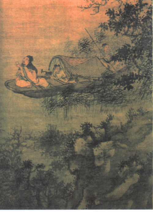 謫仙玩月圖 謫仙玩月圖