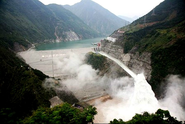 瀑布溝水電站 瀑布溝水電站