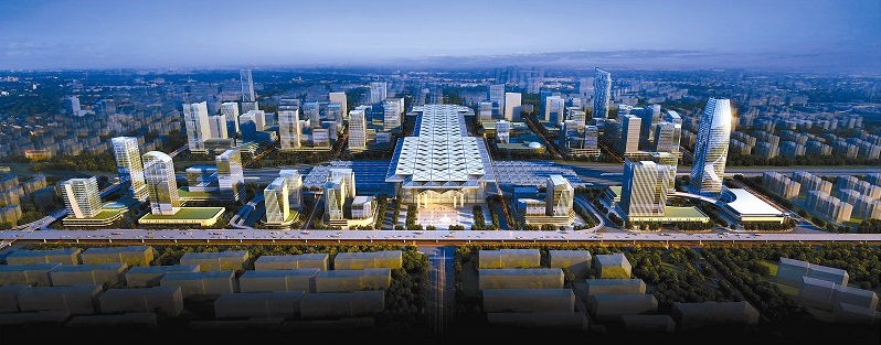 成都站總體規劃圖 成都站總體規劃圖