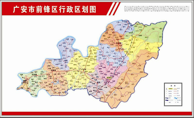 前鋒區行政區劃圖 前鋒區行政區劃圖