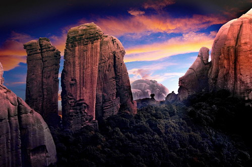龜峰奇景——夕陽西下 龜峰奇景——夕陽西下