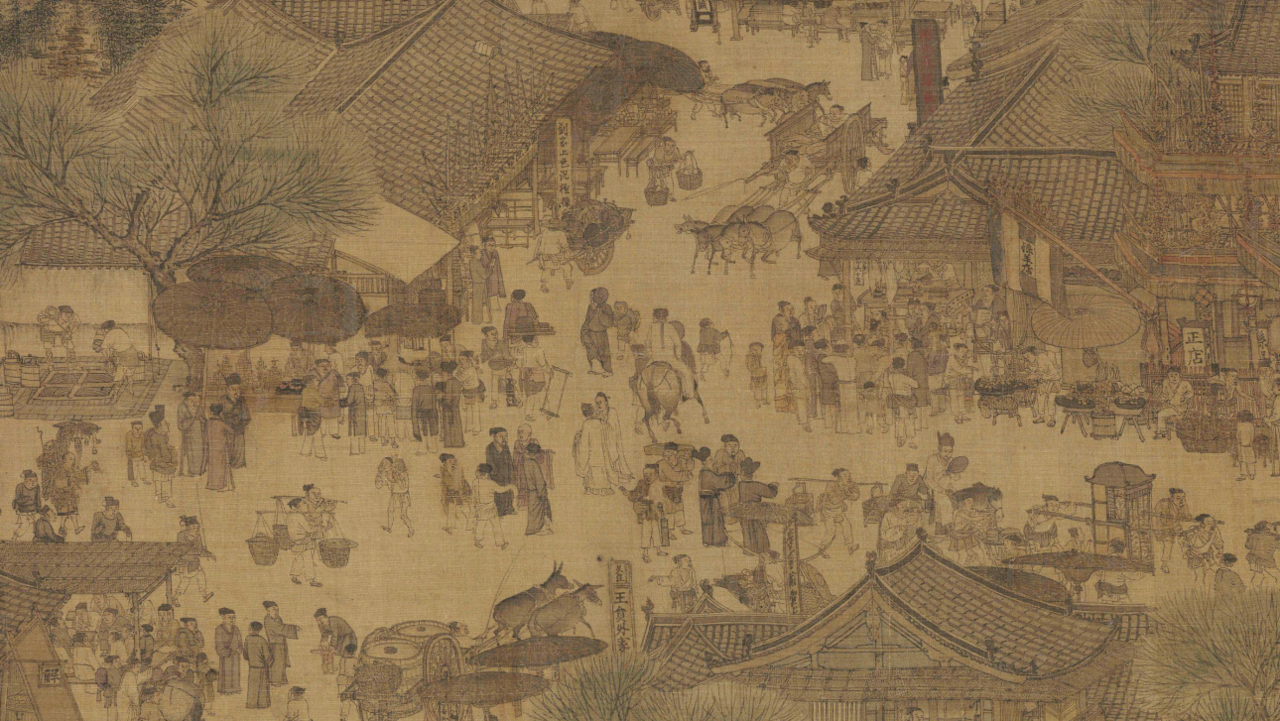 北宋·張擇端 清明上河圖(開封市中心街景) 北宋·張擇端 清明上河圖(開封市中心街景)