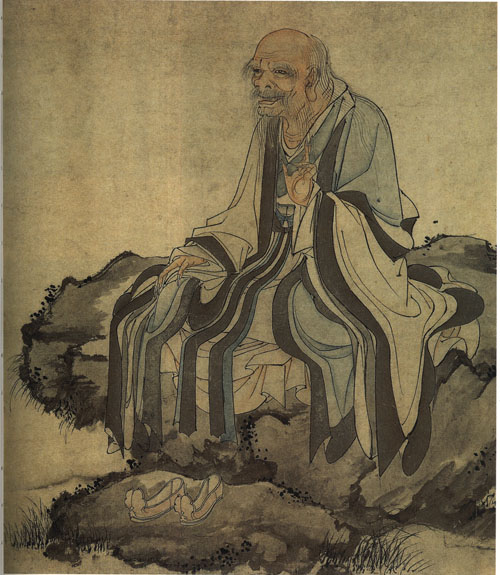 老子坐姿畫像 老子坐姿畫像