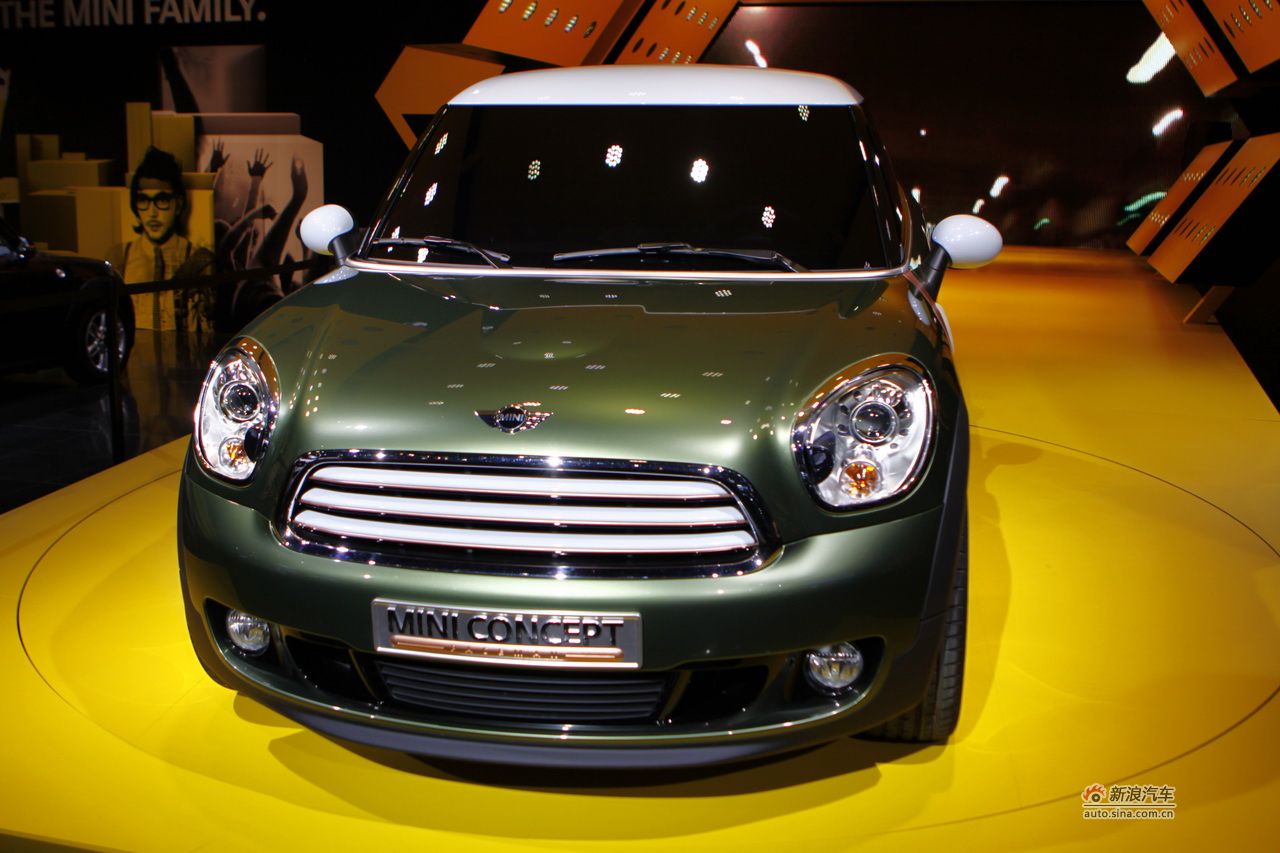 車展上的mini paceman