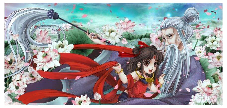 《哪吒傳》太乙真人與哪吒 《哪吒傳》太乙真人與哪吒