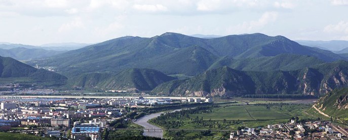 圖們江圖們市與朝鮮南陽市交界段 圖們江圖們市與朝鮮南陽市交界段