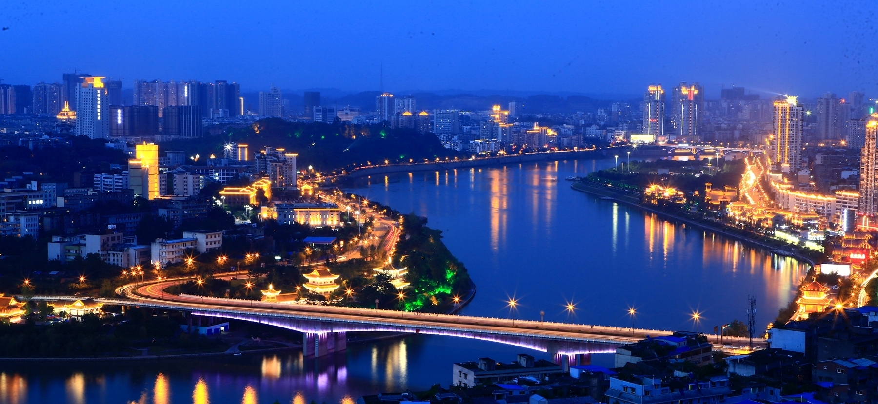 內江市夜景 內江市夜景
