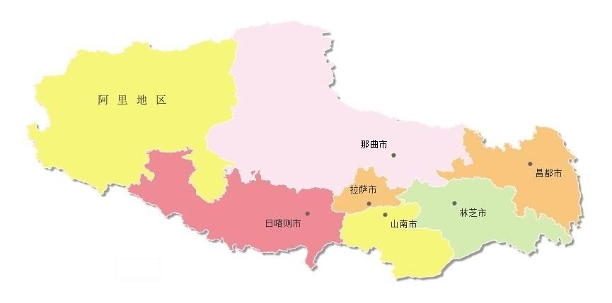 西藏自治區行政區劃(2017) 西藏自治區行政區劃(2017)