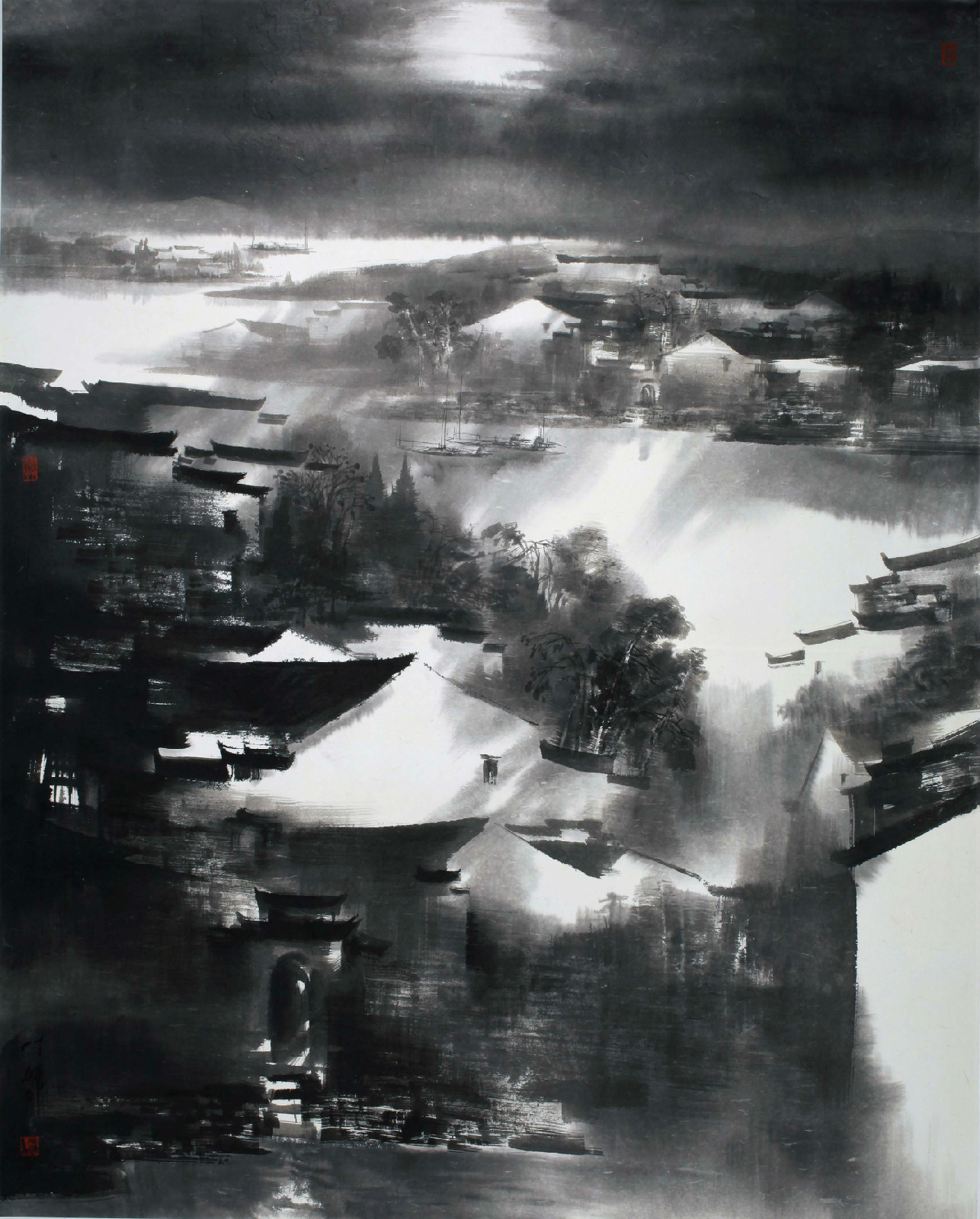 皖南迷境異幻時(中國美術館收藏)160x200cm 皖南迷境異幻時(中國美術館收藏)160x200cm