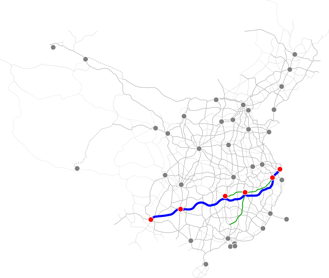 上海-昆明高速公路 上海-昆明高速公路