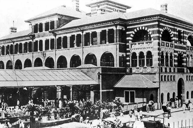 1909年落成的上海北站 1909年落成的上海北站