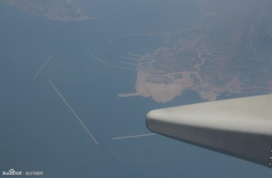 航拍航母基地 航拍航母基地