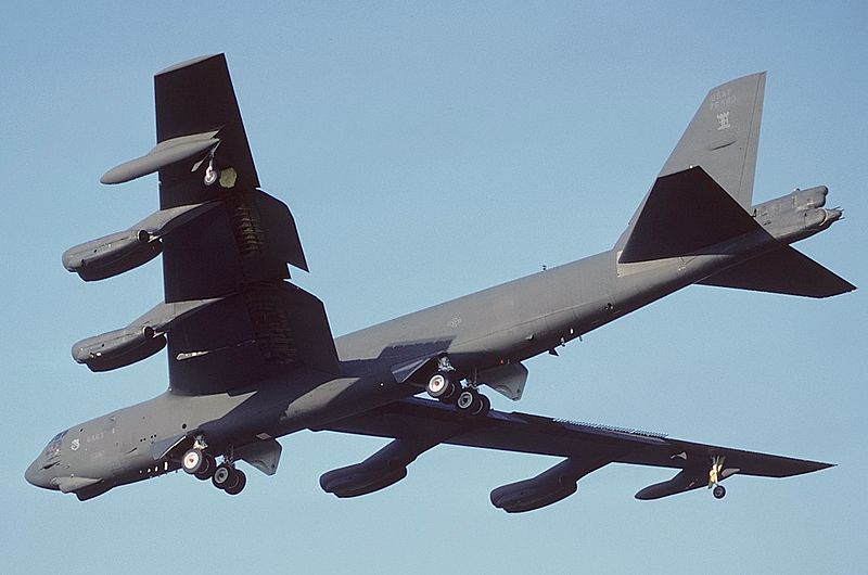b-52g型機尾 b-52g型機尾