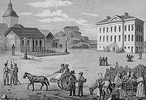 1820年重建前的赫爾辛基 1820年重建前的赫爾辛基