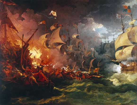 擊敗西班牙無敵艦隊 擊敗西班牙無敵艦隊