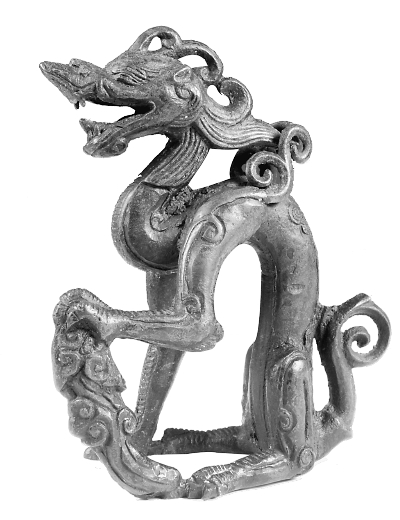 金代銅坐龍 金代銅坐龍