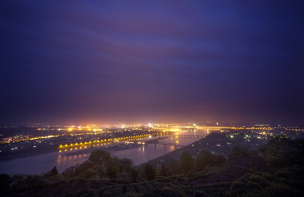 夾江城夜景 夾江城夜景