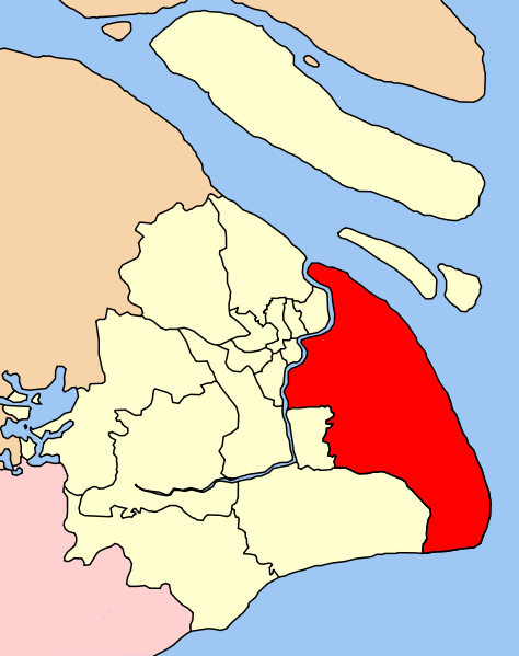 浦東新區在上海市的位置 浦東新區在上海市的位置