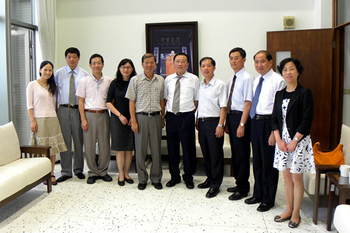 台灣佛光大學校長楊朝祥會見該校參訪團 台灣佛光大學校長楊朝祥會見該校參訪團
