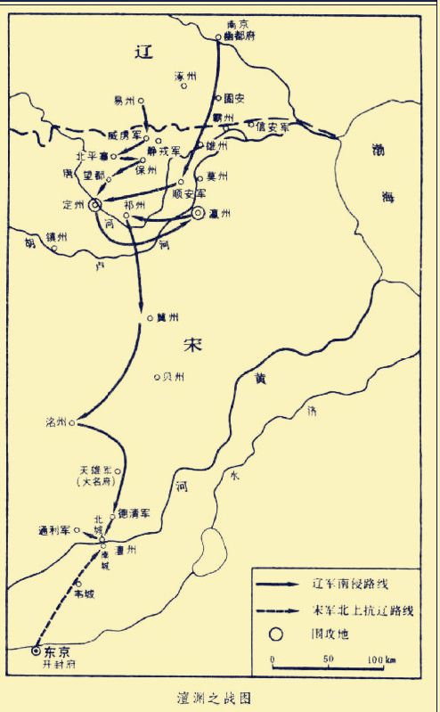 澶州之戰示意圖 澶州之戰示意圖