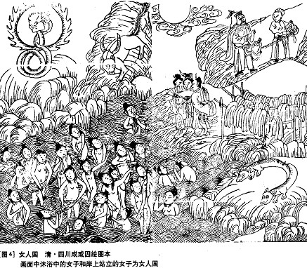山海經.女人國(國皆女子)圖 山海經.女人國(國皆女子)圖