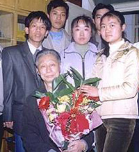 王梓坤院士和學生們 王梓坤院士和學生們