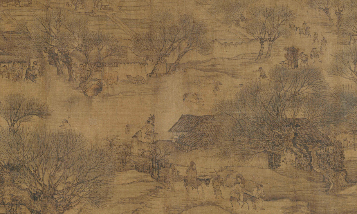 北宋·張擇端《清明上河圖》(開封郊外) 北宋·張擇端《清明上河圖》(開封郊外)