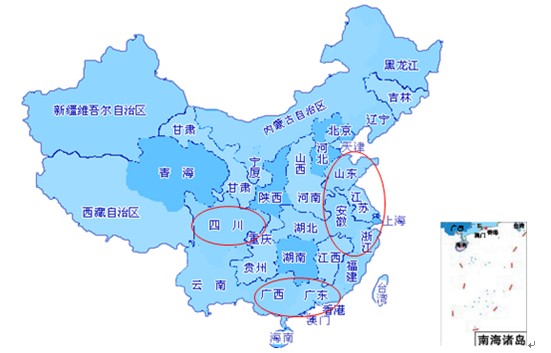 中國絲綢產業布局分析 中國絲綢產業布局分析